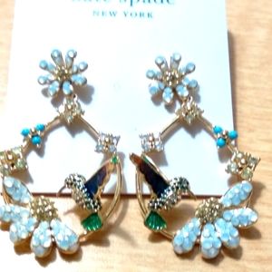 KATE SPADE "DAZZLING DAISES: EARRINGS BNWT $125